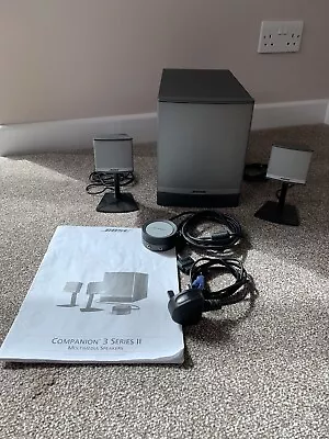 Bose Companion 3 Series II Multimedia Speaker System - Fantastic Condition • £70