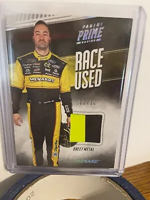 Paul Menard Prime Race Used Sheet Metal Card 11/50 • $12