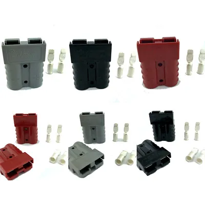 Anderson SB50 Connector Set Cable Wire Quick Connect Battery Plug Kit • $4.39
