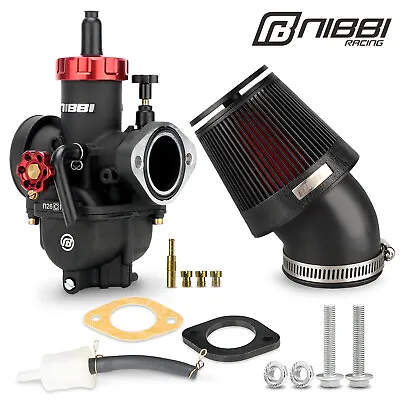 NIBBI Racing PE26mm Flange Carburetor Air Filter For 150-200cc Pit Dirt Bike ATV • $148.49