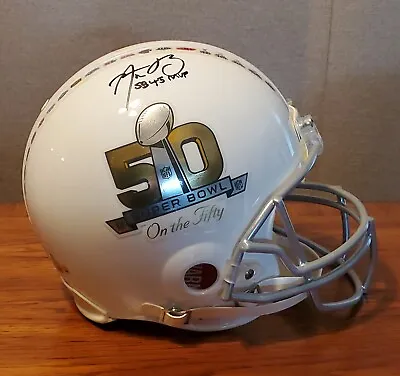 Aaron Rodgers Signed Super Bowl 50th Anniversary Authentic Helmet Steiner #11/50 • $1499.99