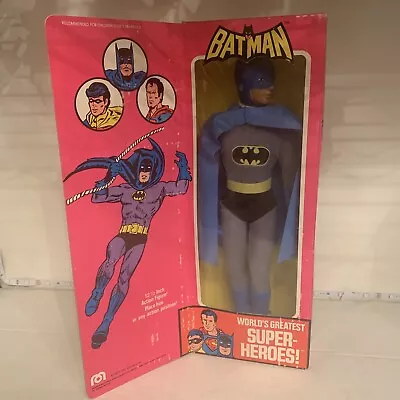 1977 Mego USA World’s Greatest Superheroes Batman 12 1/2” Action Figure Vintage • $1000