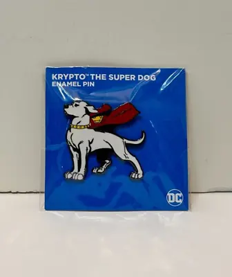 2018 Culture Fly KRYPTO SUPER DOG ENAMEL PIN New Unused World's Finest Superman • $16.71