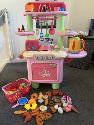 £30 • Buy ELC Sizzling Kitchen With Hob Sounds, Toaster, Kettle Make Sounds Also. 
