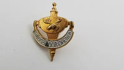 Vintage Moose Lodge Door Knocker Lapel Pin  (NOT AN ACTUAL DOOR KNOCKER) G5 • $8.16