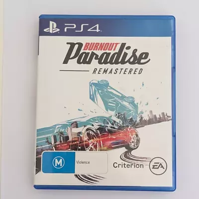 Very Good! Genuine PlayStation 4 PS4 Game Burnout Paradise Remastered PAL AUS • $27.99