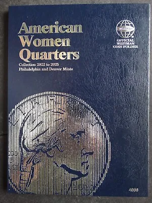 Whitman American Women Quarters Coin P & D Folder 2022-2025 Album Book  • $9.55