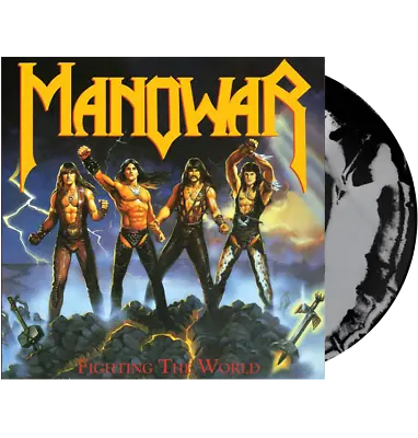 MANOWAR - 'Fighting The World' Black/Silver LP • $38.60