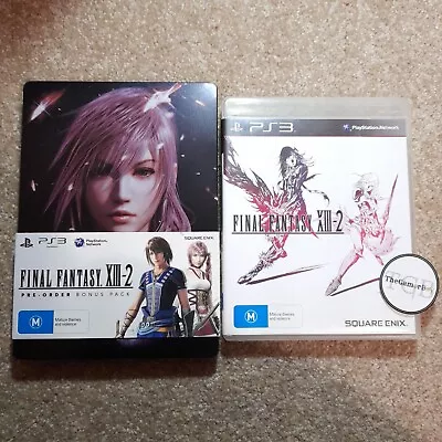 Final Fantasy XIII-2 + Pre-Order Bonus Pack (Unsealed) - Complete! • $80