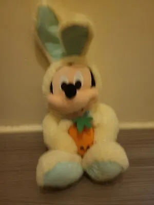 Disney Store 2019 Easter Bunny Mickey Mouse Soft Plush Toy • £7