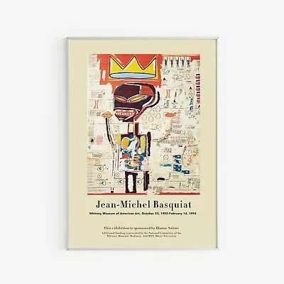 $62.55 • Buy Jean-Michel Basquiat 1993 Museum Exhibition Poster Vintage Art Poster Print 