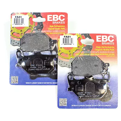 EBC Brake Pad Set Organic For 1980-1981 Yamaha XS 850 SPECIAL XS850S-BOTH Front • $61.90