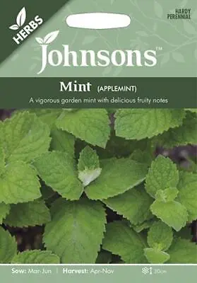 Mint Applemint Seeds 500 Fresh Seeds    Mint Seeds   Herb Seeds   Mr Fothergills • £2.20
