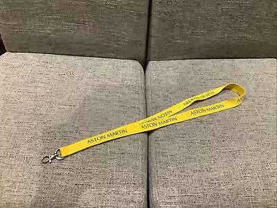 Genuine Aston Martin Factory Gaydon. Yellow Lanyard. Ultra Rare. Collectible. • $24.85