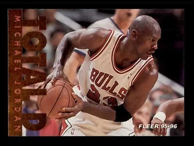 1995-96 Fleer #3 Michael Jordan Total D Insert Chicago Bulls Hof • $5.51