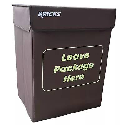 KRICKS Foldable Parcel Drop Box For Outside Delivery Package Mailbox Large • $39.99