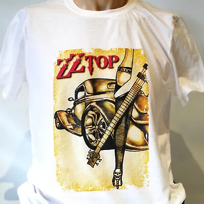 ZZ Top Rock  Metal White Unisex T-shirt S-3XL • £14.99
