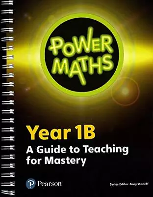 Power Maths Year 1 Teacher Guide 1B (Power Maths Print) • £9.59