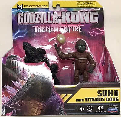 Godzilla X Kong New Empire Suko With Titanus Doug 4  Figure Playmates New • $24.95