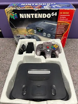 Nintendo 64 Console Complete In Box With Expansion Pack Working • $299.95