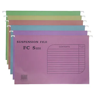 £6.90 • Buy Hanging Suspension Files Tabs Insert Filing Cabinet A4 Or Foolscap Folders