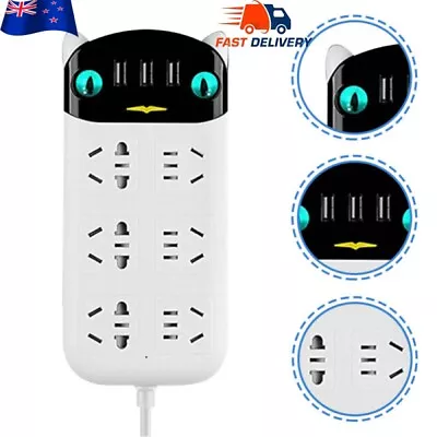 Surge Protector Power Board 6 Outlets USB Port Overload Protection Power Strip • $17.32