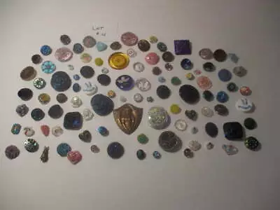 Lot Of 100 Vintage Czech Glass Buttons #4 • $9.99