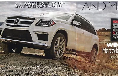 2013 MERCEDES BENZ GL SUV 6 PG ROAD TEST ARTICLE SUV Of YR • $8.95