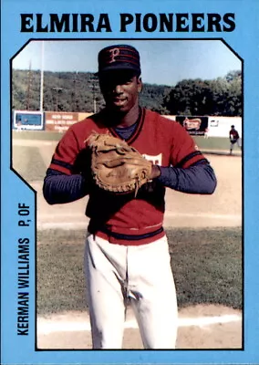 1985 Elmira Pioneers TCMA #24 Kerman Williams Ocala Florida FL Baseball Card • $12.99