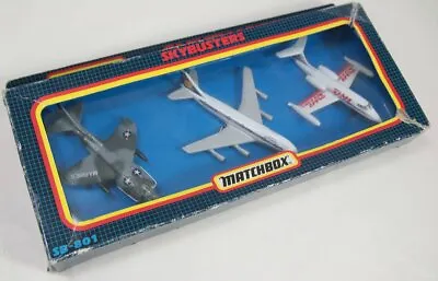 £14.95 • Buy Matchbox Skybusters SB-801 3 Plane Setn 1991 DHL / Lufthansa / Marines