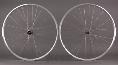 Velocity A23 SILVER ROAD BIKE WHEELSET SHIMANO 105 HUBS DT COMPETITION SPOKES • $369