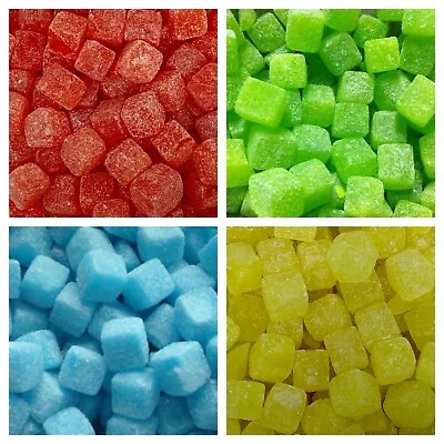 CUBES SWEETS CANDY Pick N Mix HARD BOILED TRADITIONAL Cola Kola Pineapple Apple • £8.54