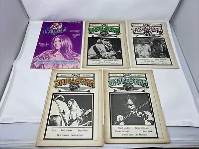 1970s Dark Star Pop Music Magazines X 5 • £17