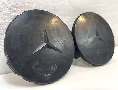 Center Cap For Mercedes Benz Black A1714000025 3in Lot Of 2 • $28.46