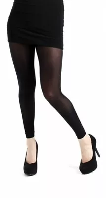 £5.99 • Buy Pamela Mann 40 Denier Opaque Coloured Footless Tights Size UK 8-24,Plus Size