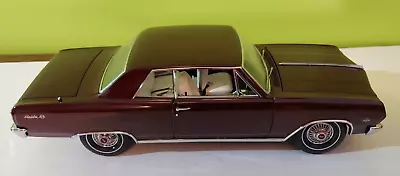 1:18 EXACT DETAIL Maroon 1965 CHEVROLET CHEVELLE SS 396   #246 OF 1008 • $139.95