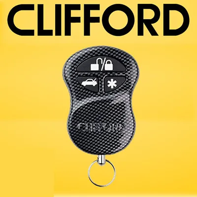 Genuine Clifford G5 Car Alarm 3 Button Remote Fob Original Carbon Remote • $69.42