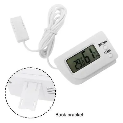 LCD Digital Thermometer Reptile Tank Egg Incubator Hygrometer Humidity Temp U51 • $18.69