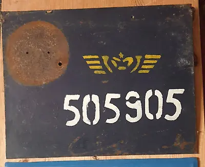 1 License Plate Morocco Navy 506904 • $99