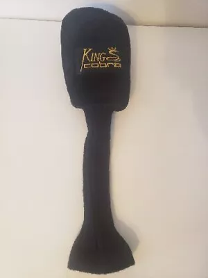 King Cobra 1 Wood Driver Headcover Black Gold Sock VINTAGE Made In Korea • $9.32