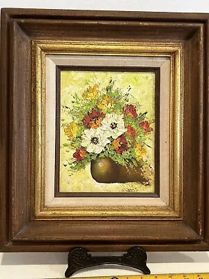 Vintage Impasto Oil Painting 1970s • $44.99