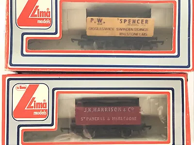 Lima Oo Gauge Pair Of Mineral Wagons - Boxed - Read ! • £12.99