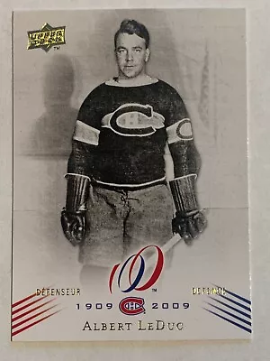 2008-09 Montreal Canadiens Centennial #79 Albert LeDuc • $2.11