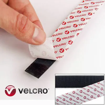 Genuine VELCRO® Brand Self-Adhesive Hook & Loop Double Sided Tape Fastener • £2.19