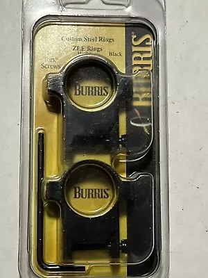 Burris 1” Custom Scope Mount Rings Zee Ring #420082  Black High • $34.95