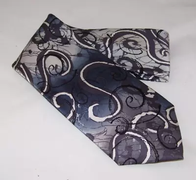 J Garcia Coll 58 Another Butterfly Gray Bl Designer Tie Men's Silk Necktie Jerry • $16.95