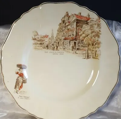 $12.10 • Buy J&G Meakin Sunshine Picture Plate.  The Cock & The  Magpie, Drury Lane. 22cms
