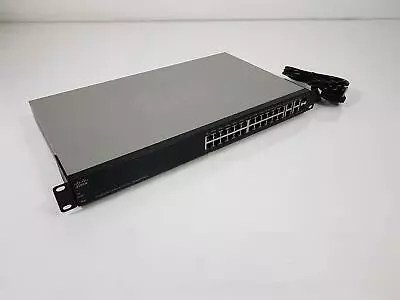 Cisco SF300-24PP 24-Port 10/100 PoE+ Managed Network Switch With Rack Mount • £26.38