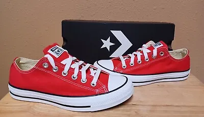 $64.99 • Buy Converse Chuck Taylor All Star OX Red Shoes Sneakers New US Women 8.5