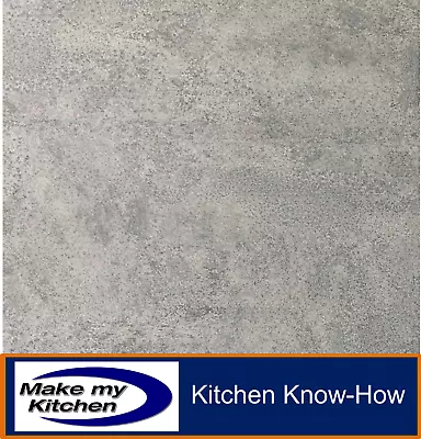 AluSplash Aluminium Kitchen Splashback Matt Concrete • £124.99